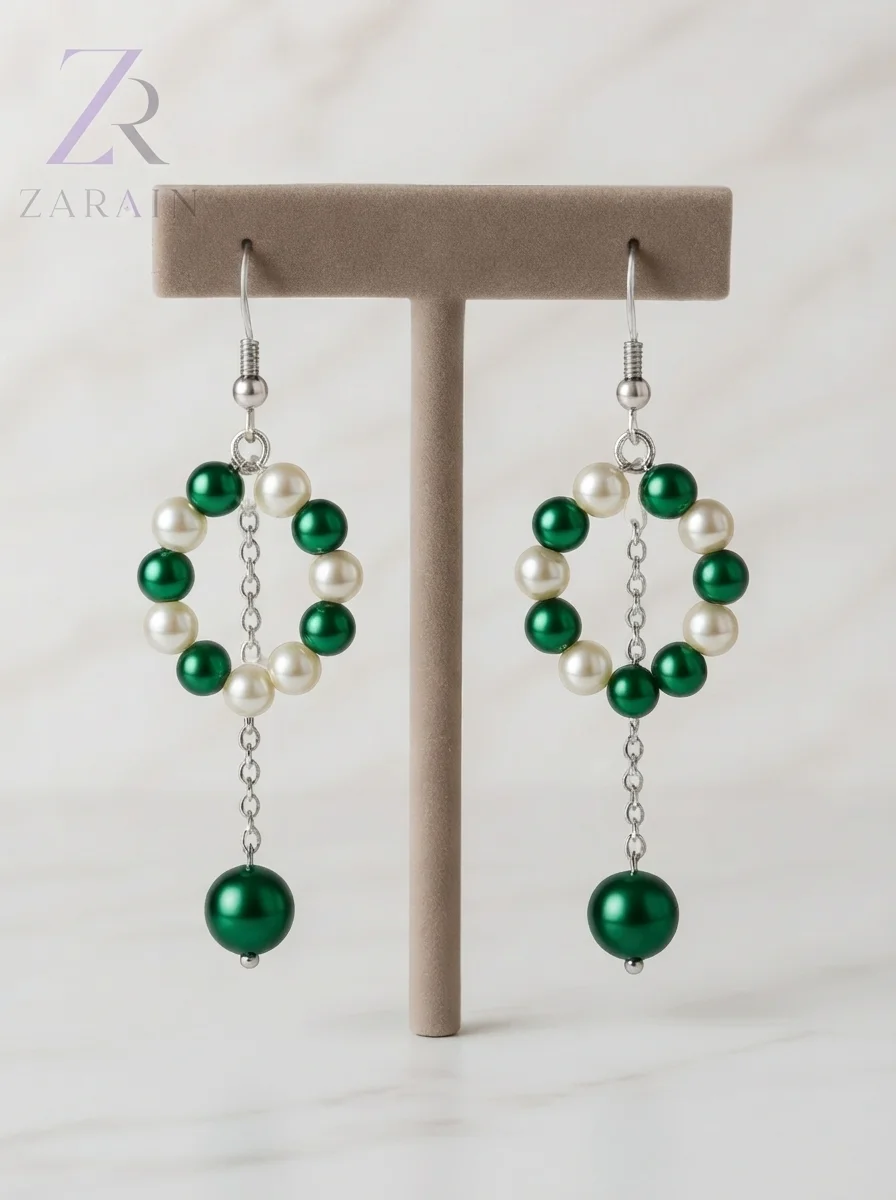 Emerald Serenade Earrings
