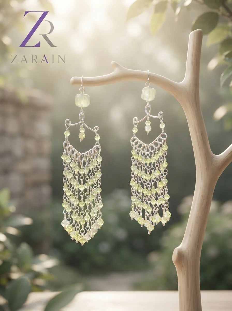 Peridot Chandelier Drops