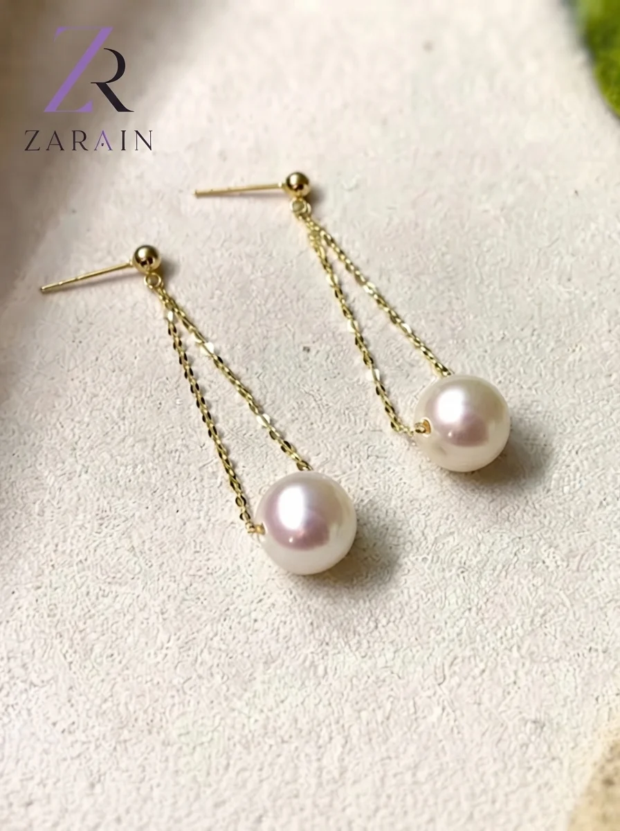 Aura Pearl Drop Earrings