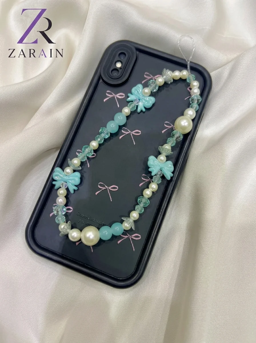 ZARAIN Aesthetic Bow & Pearl Phone / Bag Charm