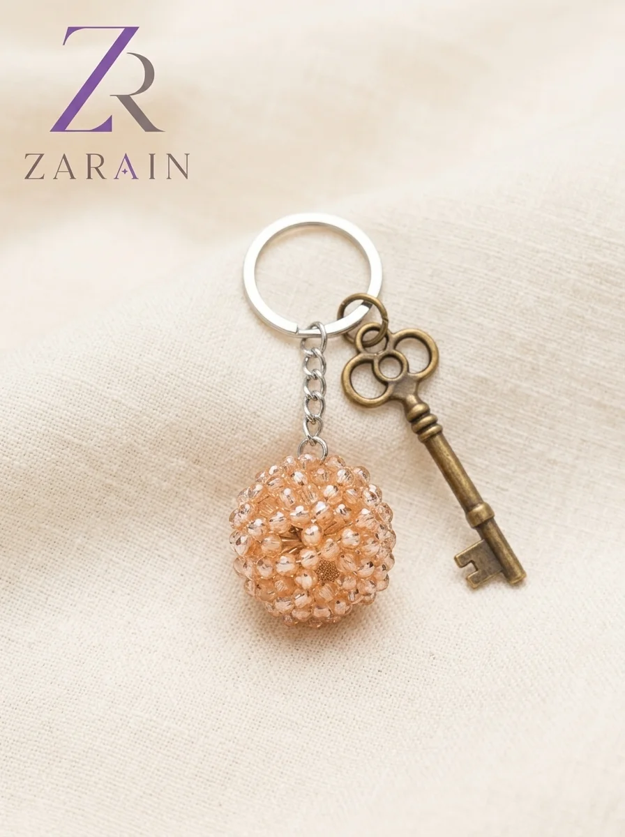 Crystal Globe Bag Charm
