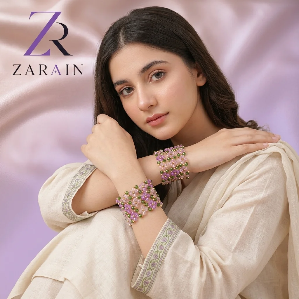 6 PC - The Orchid Petal Cuff