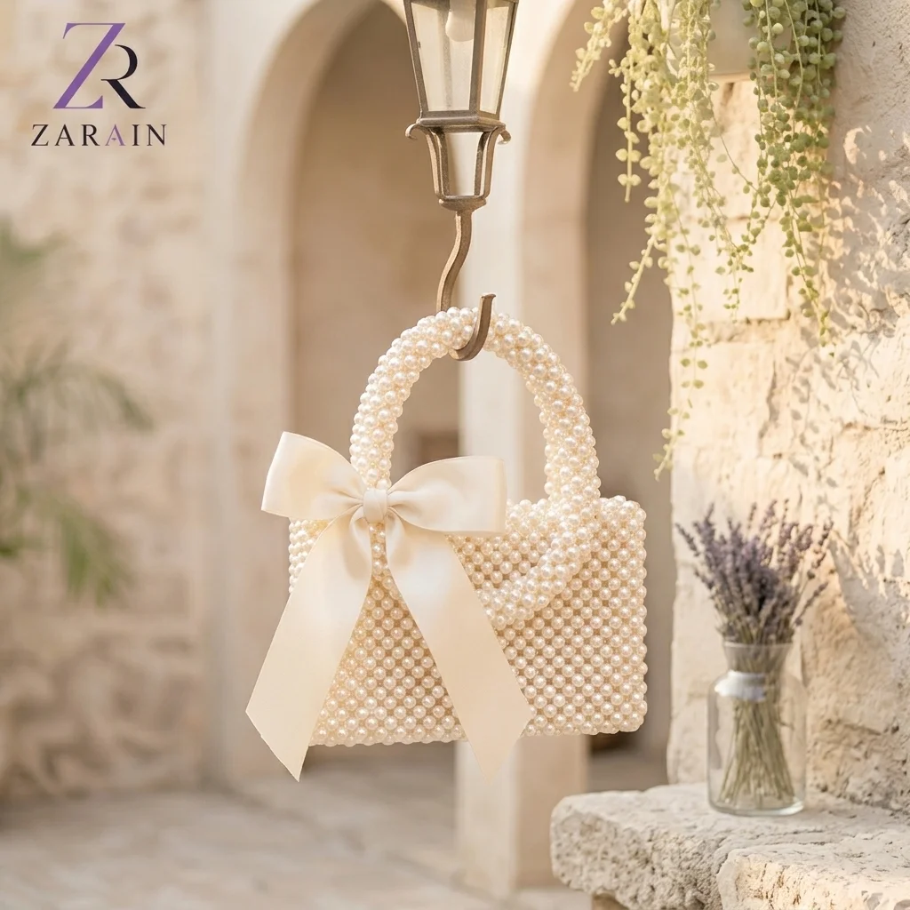 Zarain Pearl Elegance Clutch