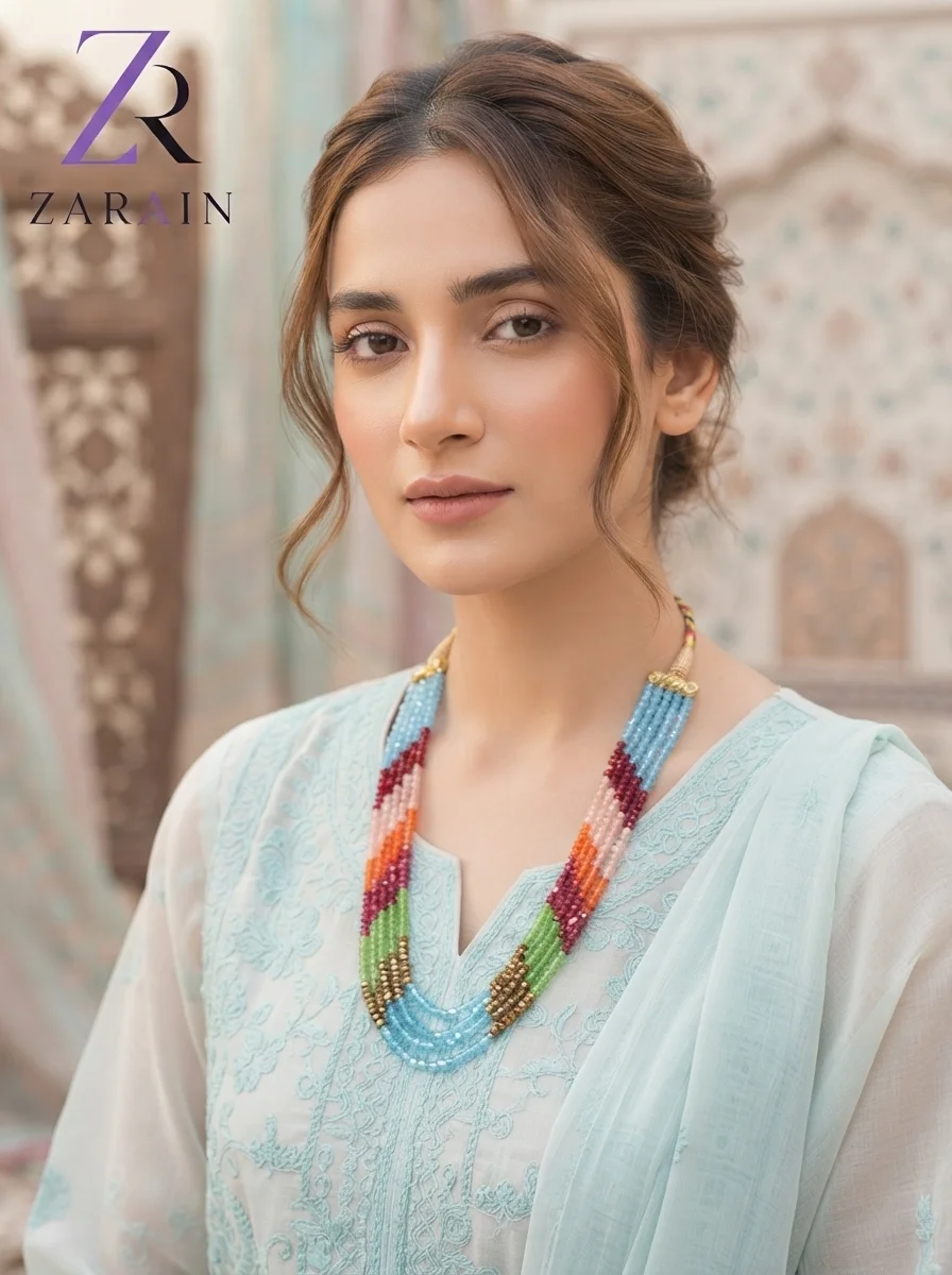 Harmony Gemstone Cascade Necklace