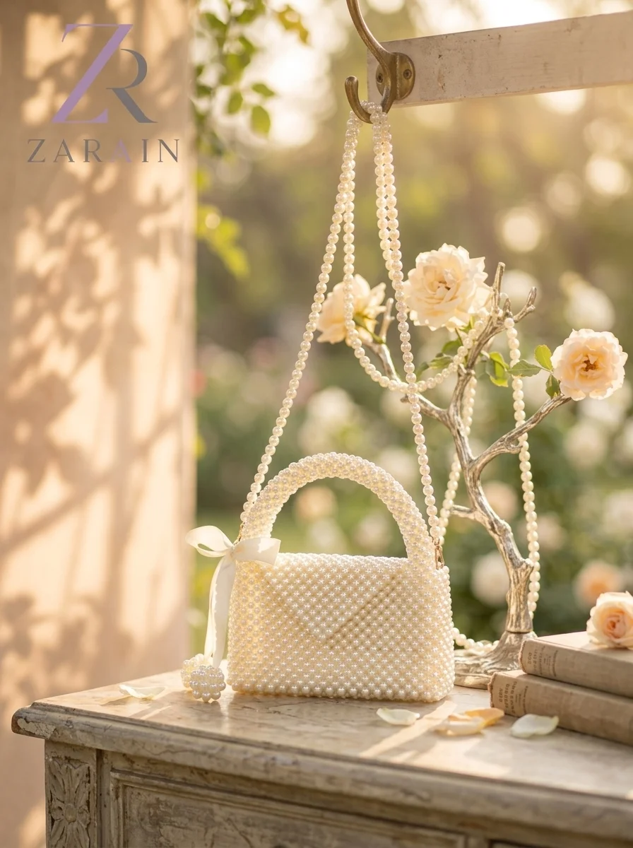 Aura Pearl Handmade Satchel