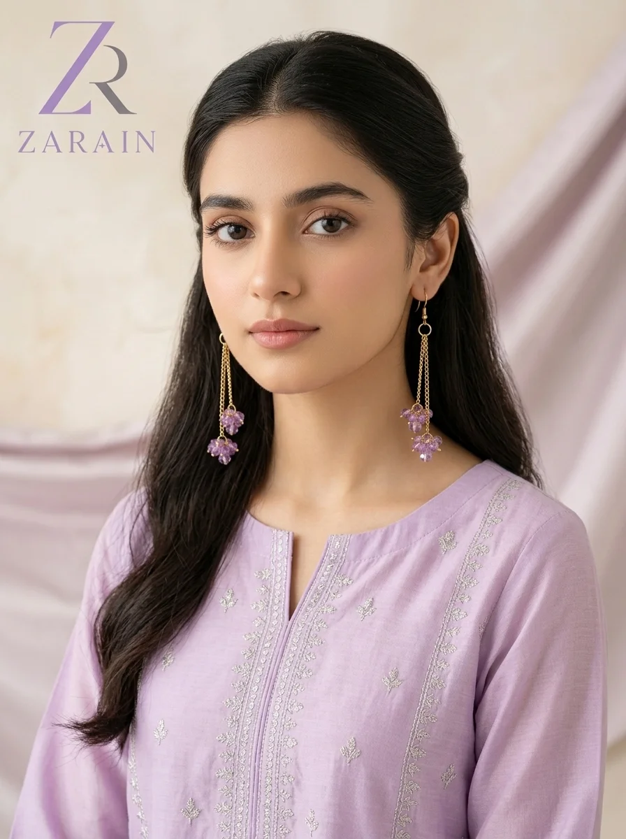 Amethyst Cascade Earrings