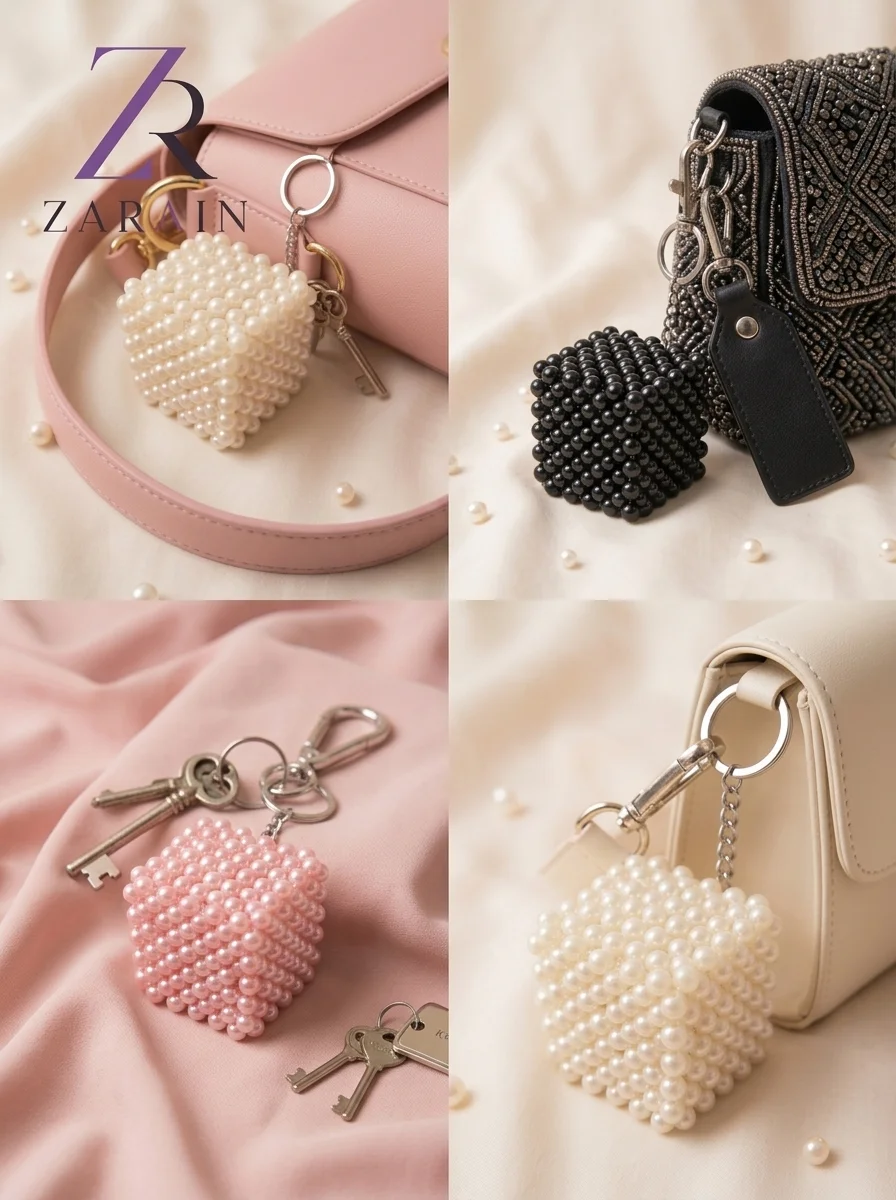 The Mini Pearl Block Charm