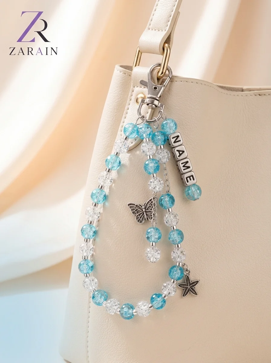 ZARAIN Custom Name Keychain Display Collection