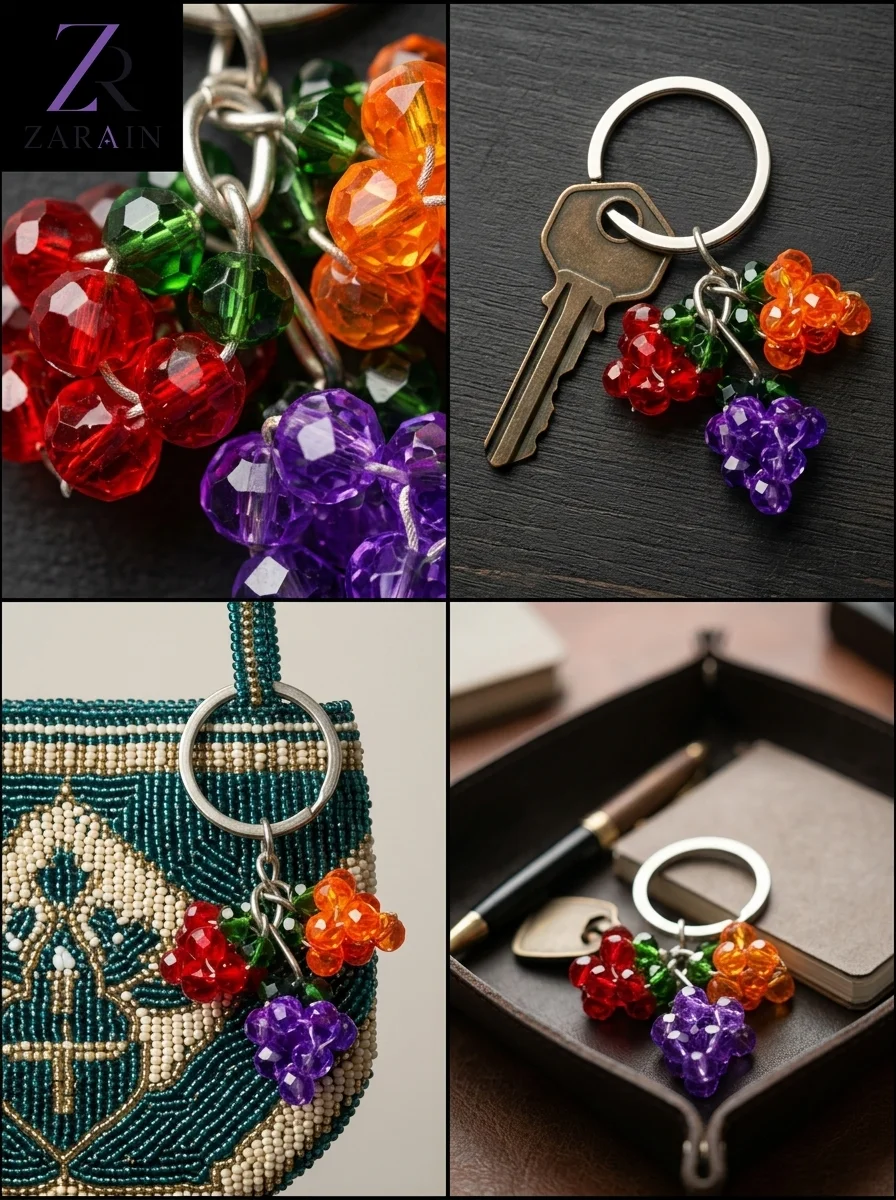 Zarain Crystal Cluster Charm