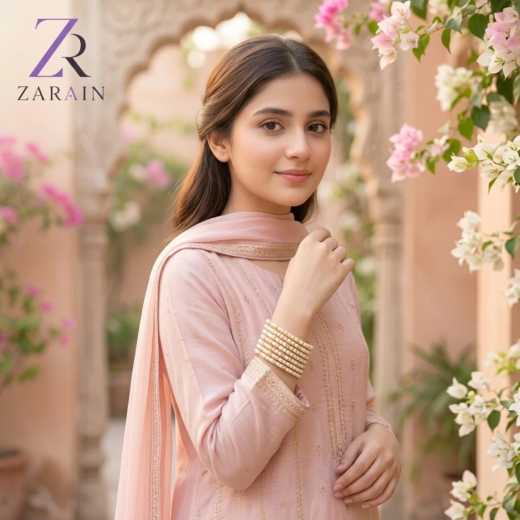 Zarain Noor Pearl Bangle Set