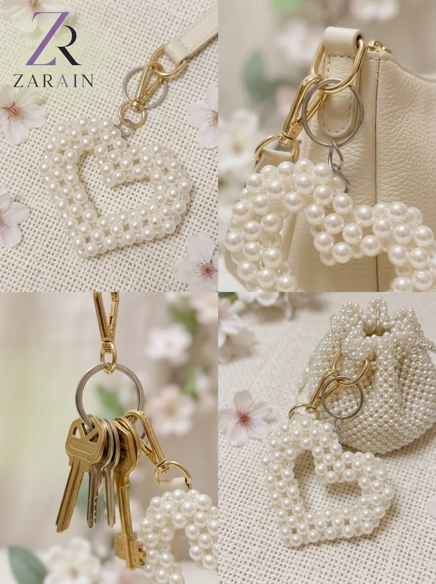 Pearl Heart Charm Grid Cover