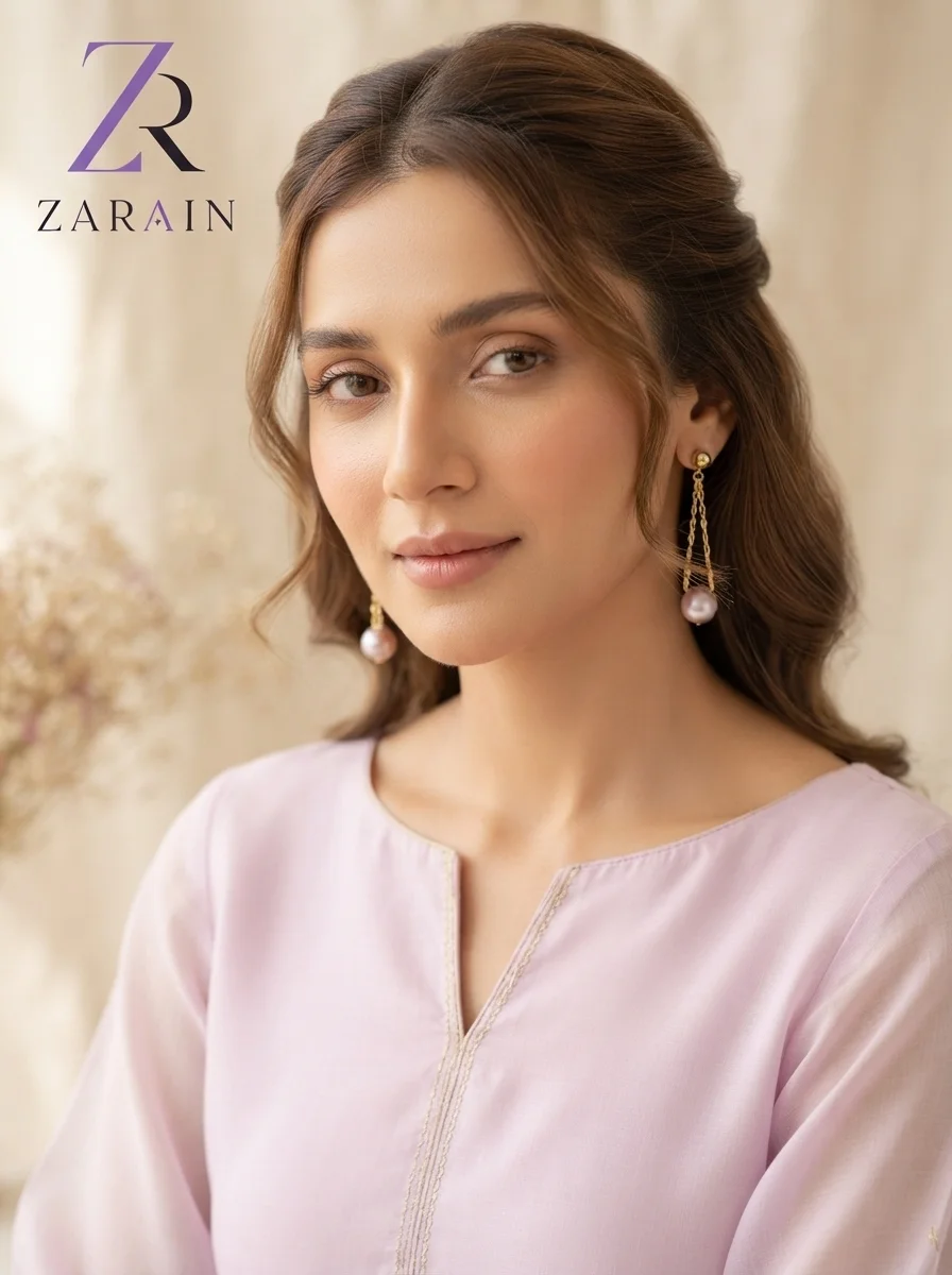 Aura Pearl Drop Earrings